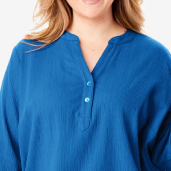 NWT 18/20 cotton maxi tunic - Picture 2 of 3